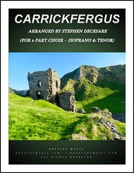 Carrickfergus Two-Part Mixed choral sheet music cover Thumbnail